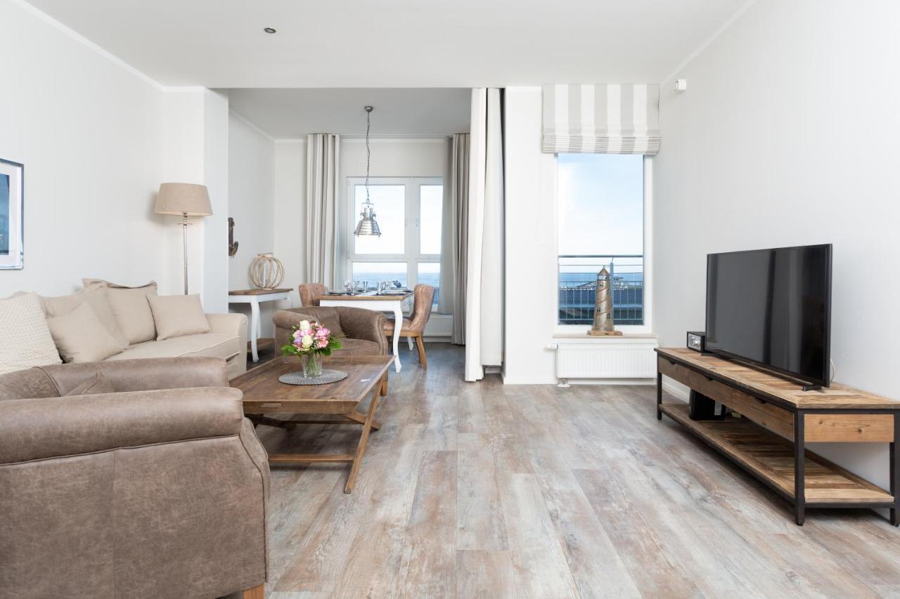 Strandnahe Fewos Mit Meerblick Und Dachterrasse, Residenz Bel Vital - Kategorie E Binz Room photo